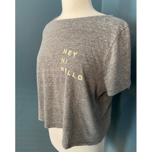 L good hYOUman  Short Sleeve Tee - Hey Hi Hello - Picture 3 of 7